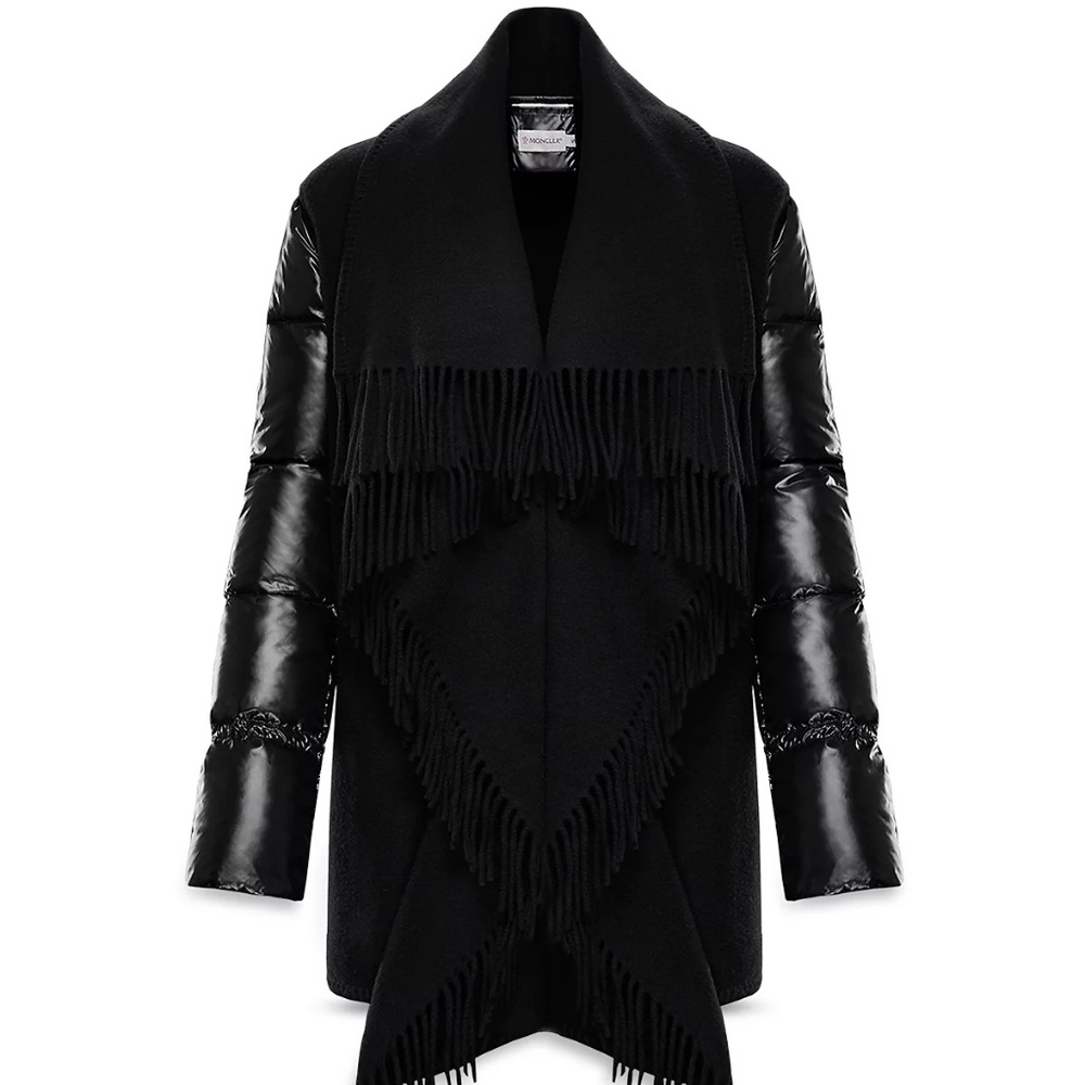 Moncler Mantella Puffer Sleeve Cardigan Coat